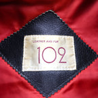 LEATHER AND FUR 102 Convertible 2-Way Double Rider Leather Jacket/Vest, Size M, Cowhide Leather with Detachable Arms