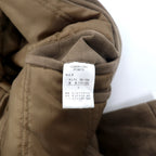 CHAPS Faux Suede Leather Insulation Jacket Coat Filling L Beige Polyester