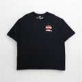 HARLEY DAVIDSON Skull Back Print T-Shirt 3XL Black Cotton BLACK JACK Made in Nicaragua
