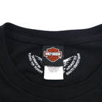 HARLEY DAVIDSON Skull Back Print T-Shirt 3XL Black Cotton BLACK JACK Made in Nicaragua