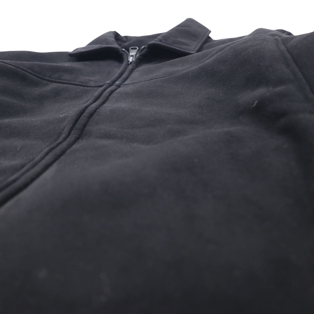 DOCKERS (Levi's) 90s faux mouton jacket, XL, black, polyester.