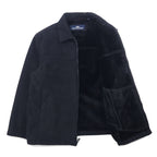 DOCKERS (Levi's) 90s faux mouton jacket, XL, black, polyester.