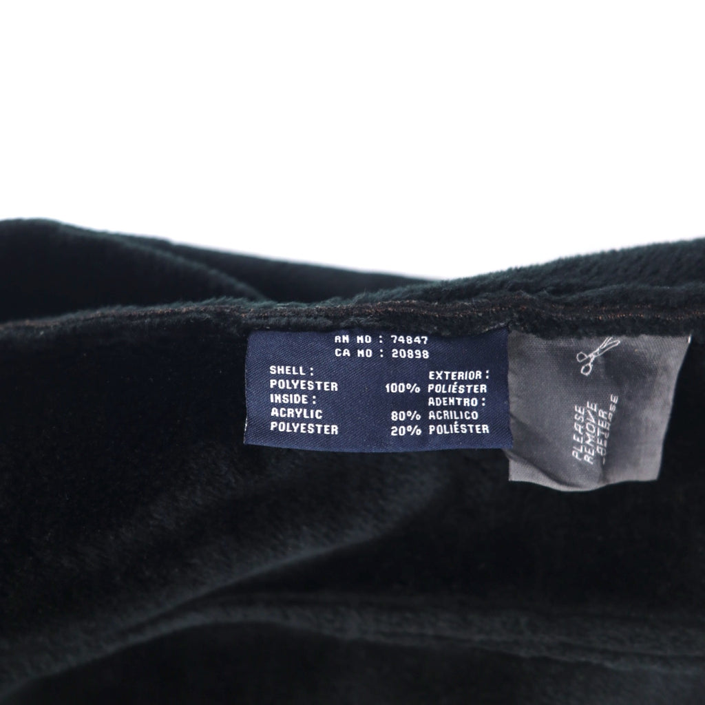 DOCKERS (Levi's) 90s faux mouton jacket, XL, black, polyester.