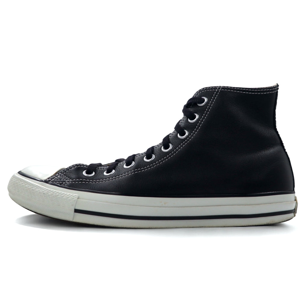 CONVERSE Leather All Star High Sneakers 27.5cm Black 1B908