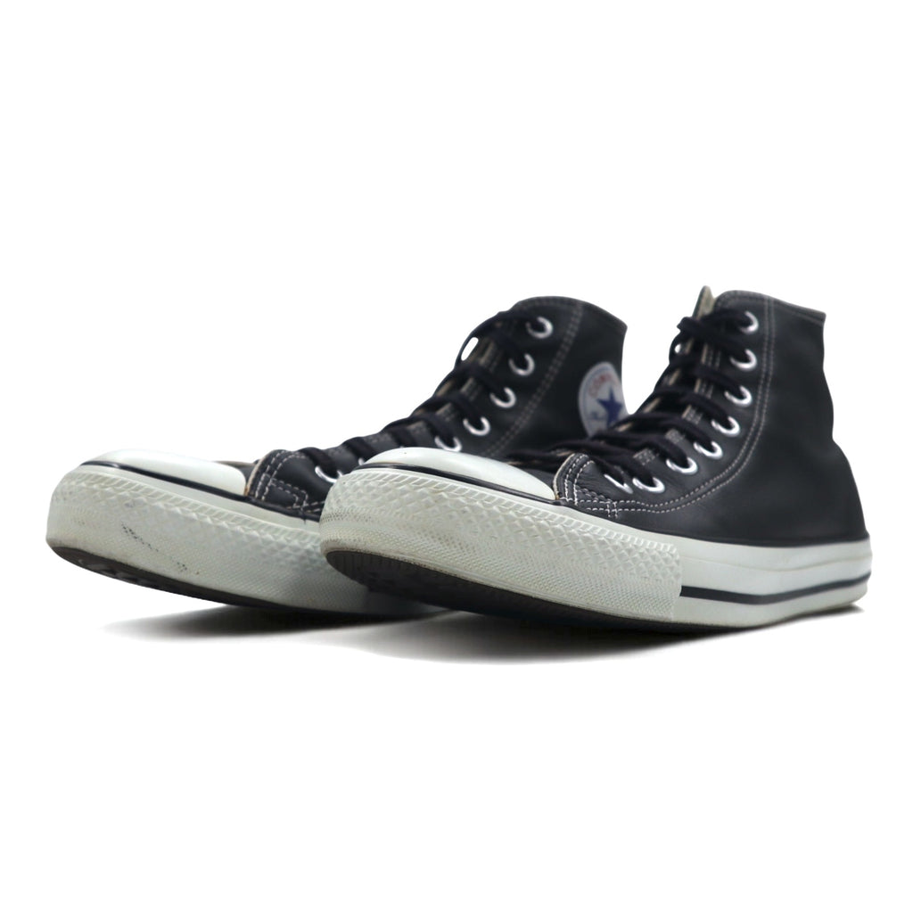 CONVERSE Leather All Star High Sneakers 27.5cm Black 1B908