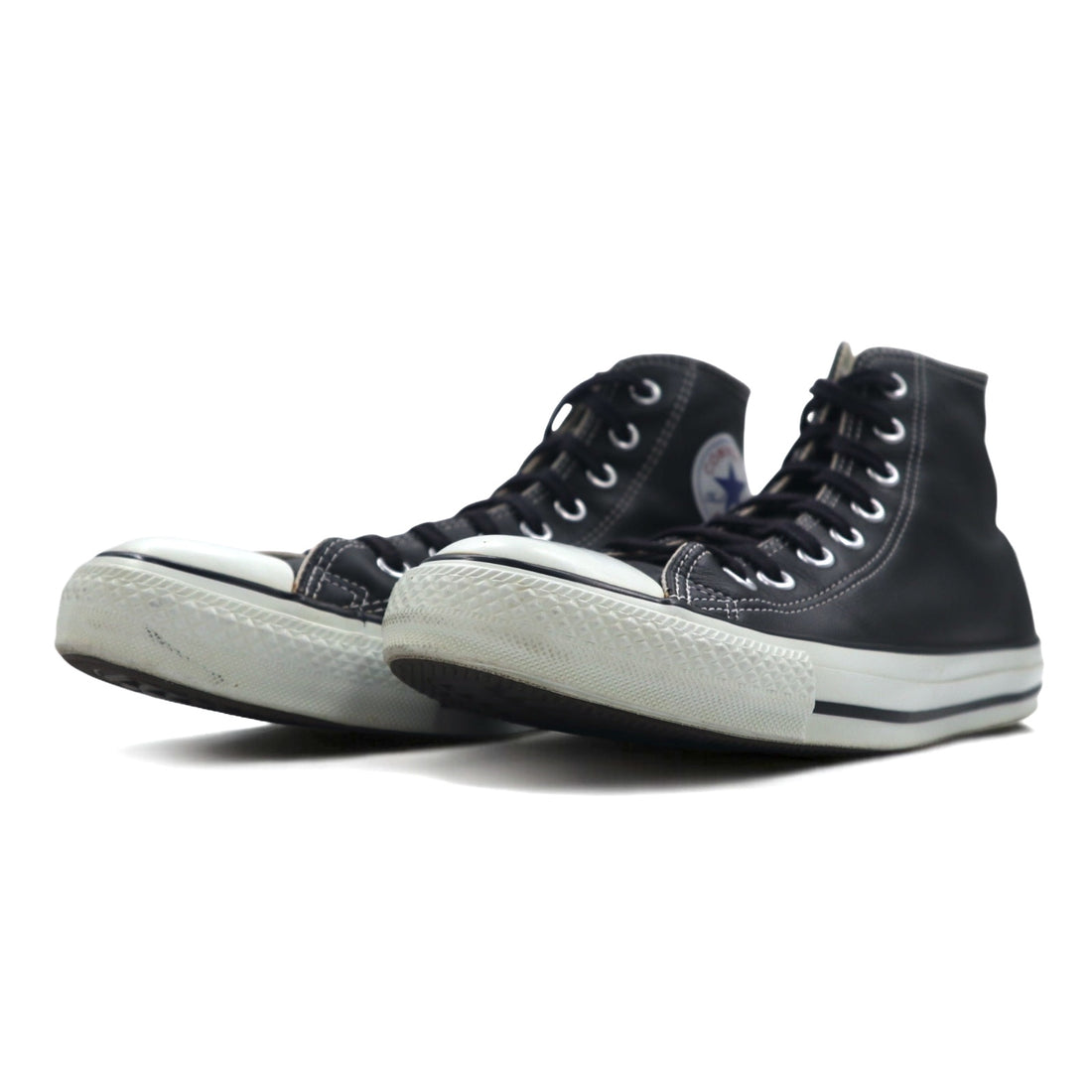 CONVERSE Leather All Star High Sneakers 27.5cm Black 1B908