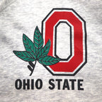 USA製 90年代 BASSETT-WALKER カレッジプリント スウェット 3XL グレー OHIO STATE