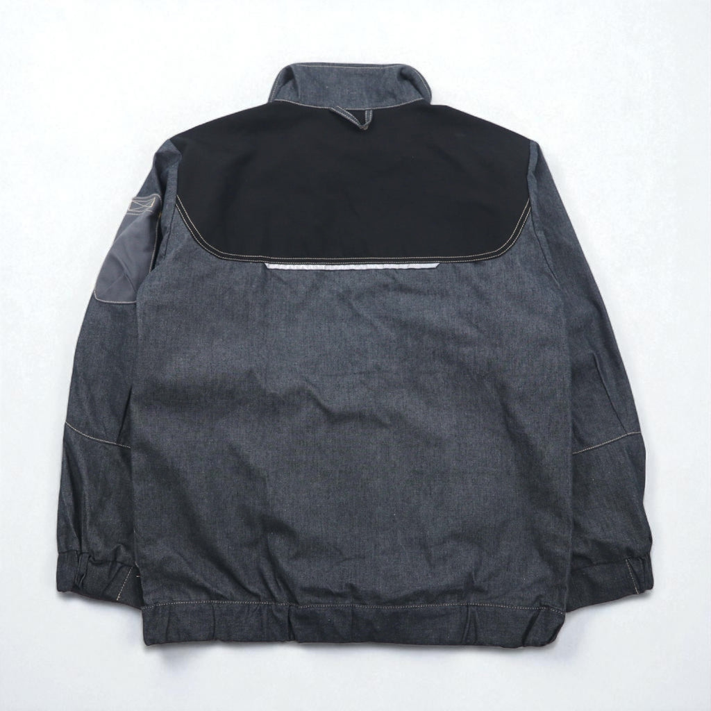molinel expert ユーロワーク フランス ユーティリティ ジャケット M グレー Cordura コーデュラ デニム 未使用品