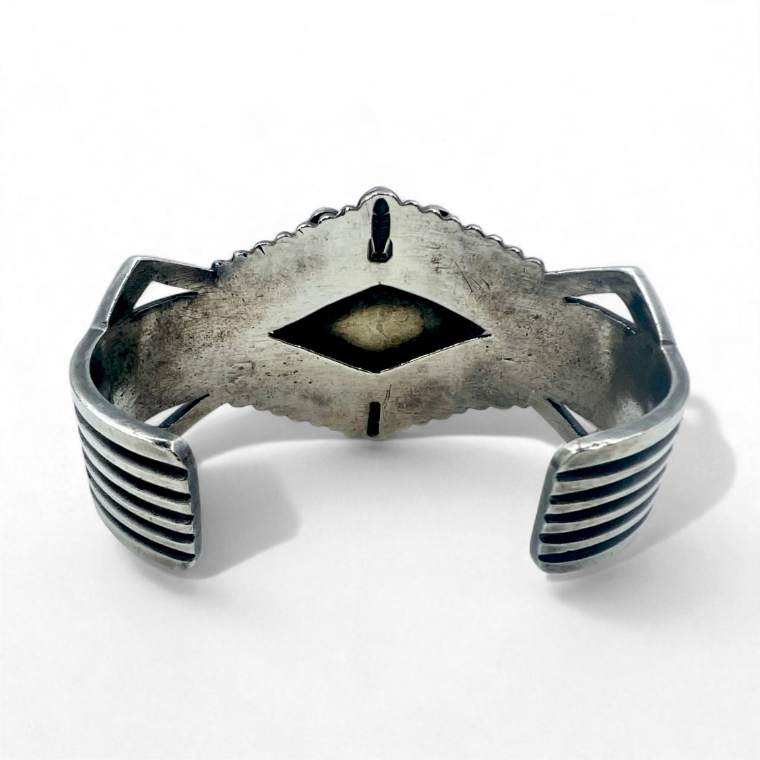 Navajo 60s Flower Turquoise Cluster Cuff Bracelet, Navajo Indian Jewelry, Sterling Silver, Turquoise