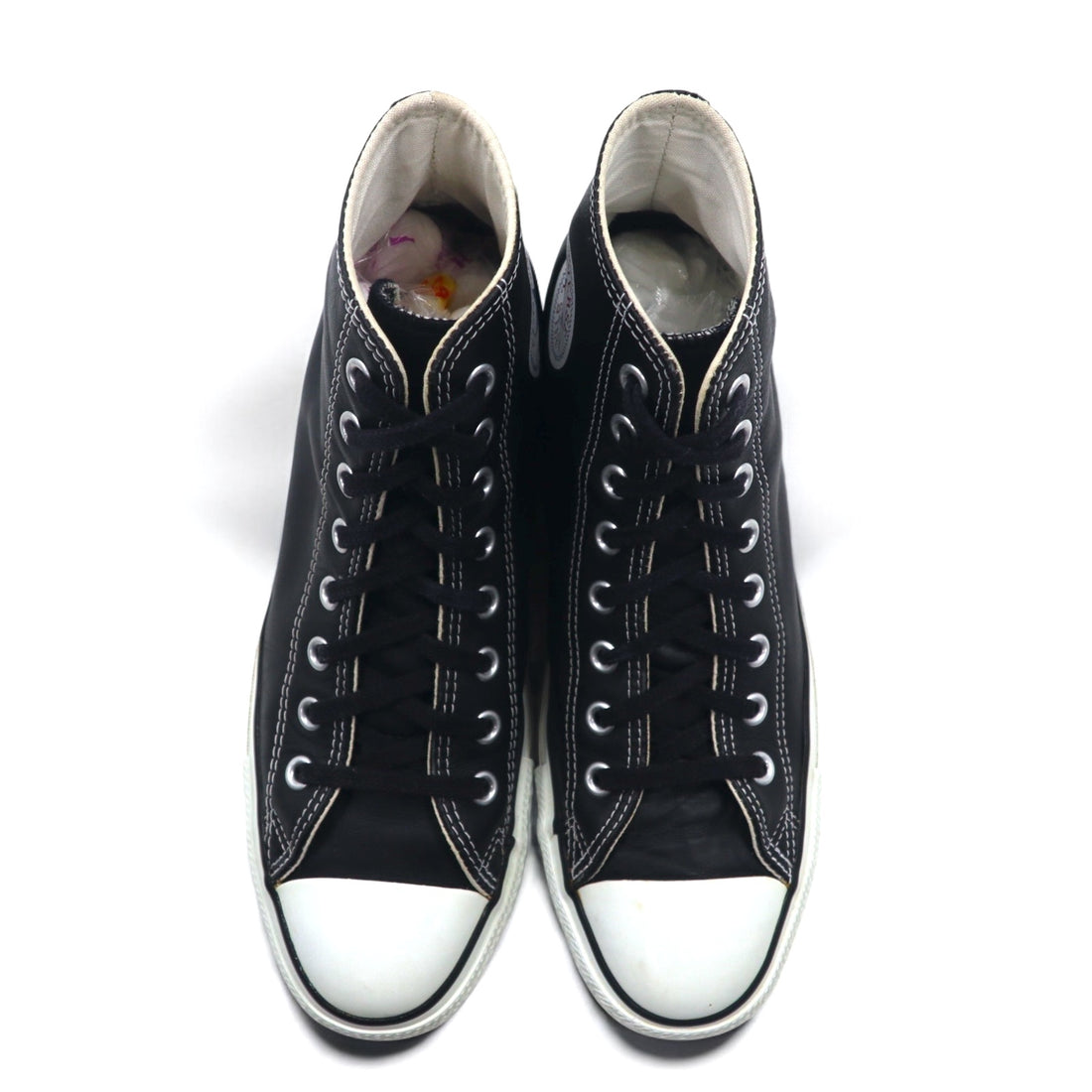 CONVERSE Leather All Star High Sneakers 27.5cm Black 1B908