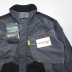 molinel expert ユーロワーク フランス ユーティリティ ジャケット M グレー Cordura コーデュラ デニム 未使用品