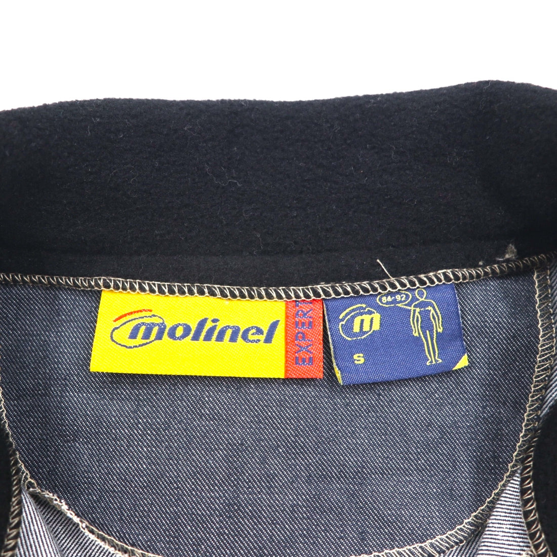 molinel expert ユーロワーク フランス ユーティリティ ジャケット M グレー Cordura コーデュラ デニム 未使用品