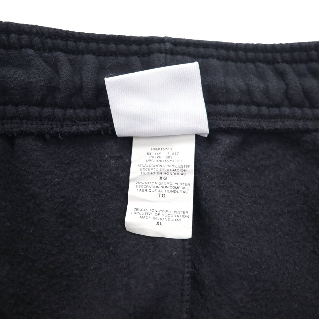 Champion Wide Sweatpants XL Black Cotton Polyester Made in Honduras