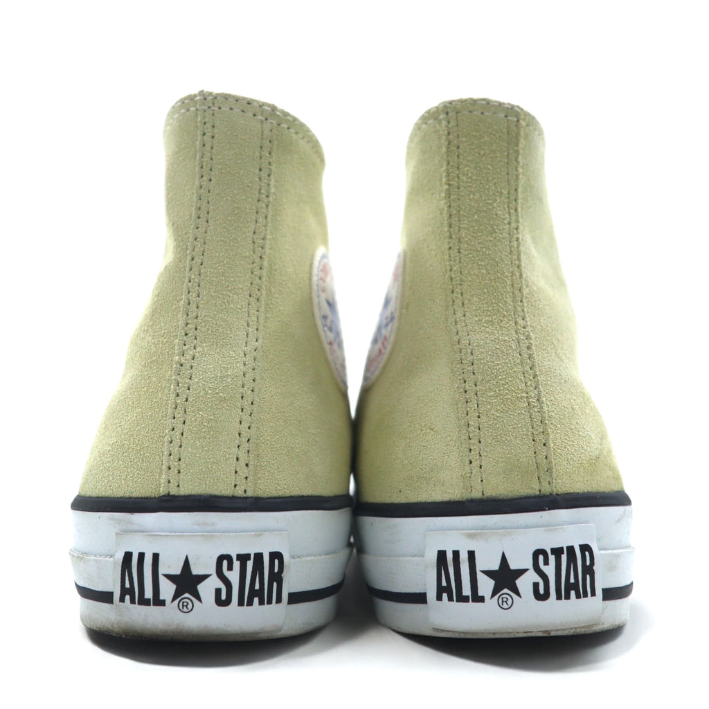 CONVERSE REACT Suede Leather All Star Hi Sneakers 26.5cm Beige REACT Insole 1602