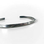 Navajo Elaine Tahe Sterling Cuff Bracelet インディアンジュエリー バングル シルバー