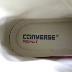 CONVERSE REACT Suede Leather All Star Hi Sneakers 26.5cm Beige REACT Insole 1602