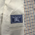 BURBERRY ガンクラブチェック ツイードジャケット 2B テーラードジャケット M ブラウン ウール