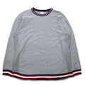 Champion Reverse Weave Rib Line Long Sleeve T-Shirt L Gray C8-L422