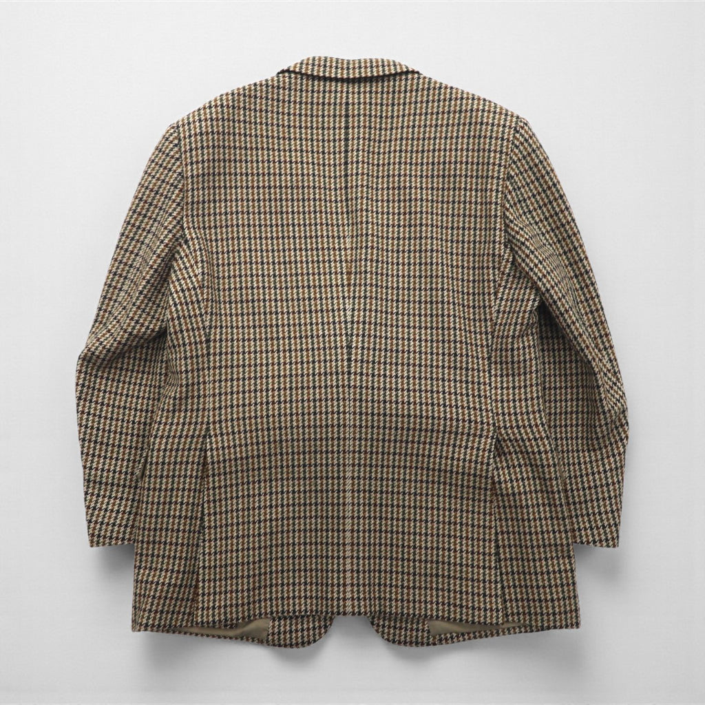 BURBERRY ガンクラブチェック ツイードジャケット 2B テーラードジャケット M ブラウン ウール