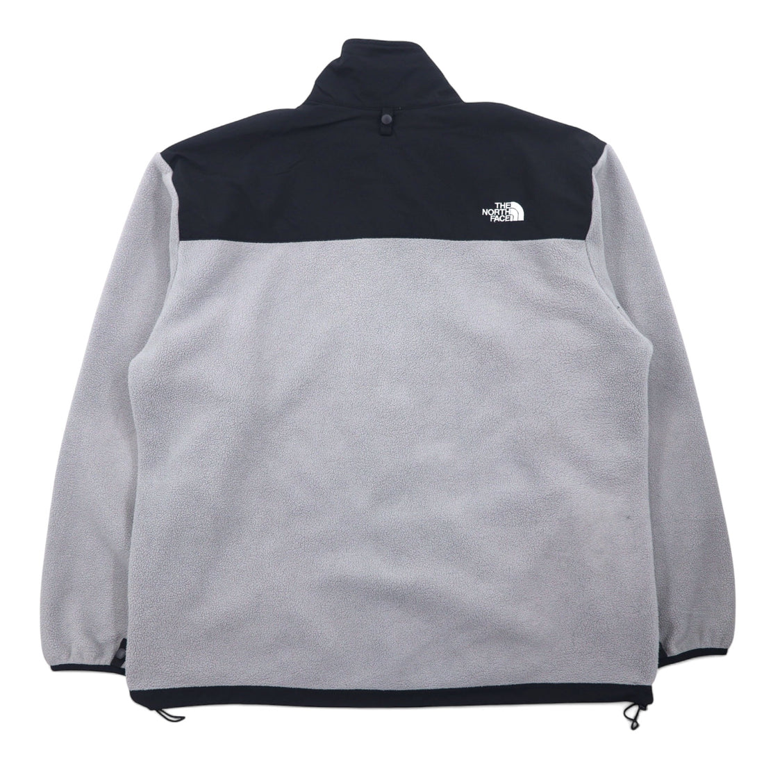 THE NORTH FACE デナリジャケット フリースジャケット XL グレー ポリエステル ロゴ刺繍