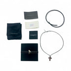 EMPORIO ARMANI 2WAY クロス 十字架 ネックレス シルバー Silver 925 レザー