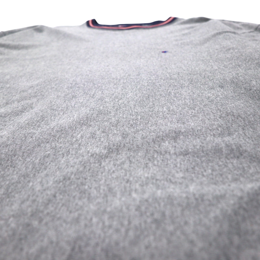 Champion Reverse Weave Rib Line Long Sleeve T-Shirt L Gray C8-L422
