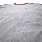 Champion Reverse Weave Rib Line Long Sleeve T-Shirt L Gray C8-L422