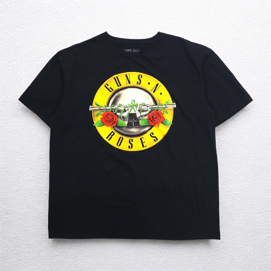 GUNS N' ROSES Rock Band T-Shirt Band Tee XL Black Cotton