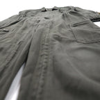 Vintage 80s France Made Jumpsuit by J.VEYRIER, 80s All-in-One Jumpsuit, Size M, Khaki, Military Style