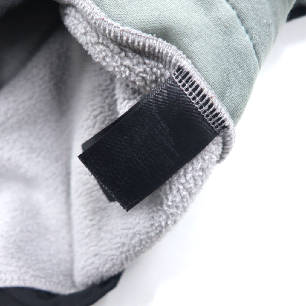 THE NORTH FACE デナリジャケット フリースジャケット XL グレー ポリエステル ロゴ刺繍