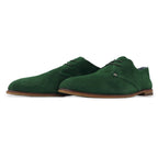 TOMMY HILFIGER Suede Derby Shoes Dress Shoes 27.5cm Green Leather Plain Toe ADAM 2A