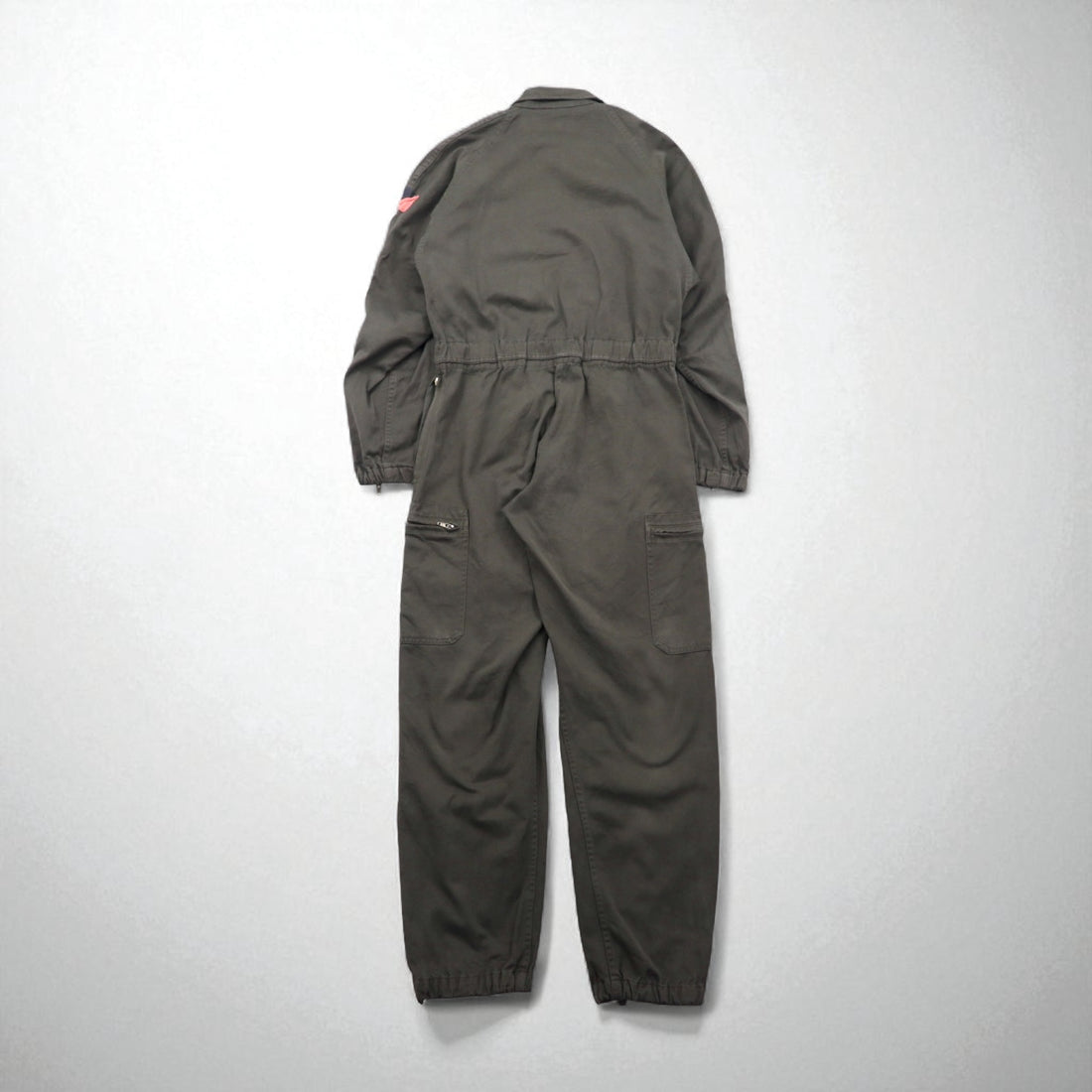 Vintage 80s France Made Jumpsuit by J.VEYRIER, 80s All-in-One Jumpsuit, Size M, Khaki, Military Style