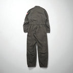 Vintage 80s France Made Jumpsuit by J.VEYRIER, 80s All-in-One Jumpsuit, Size M, Khaki, Military Style