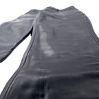 HARLEY DAVIDSON Leather Pants 31 Black Cowhide Zipper Fly 98146BC