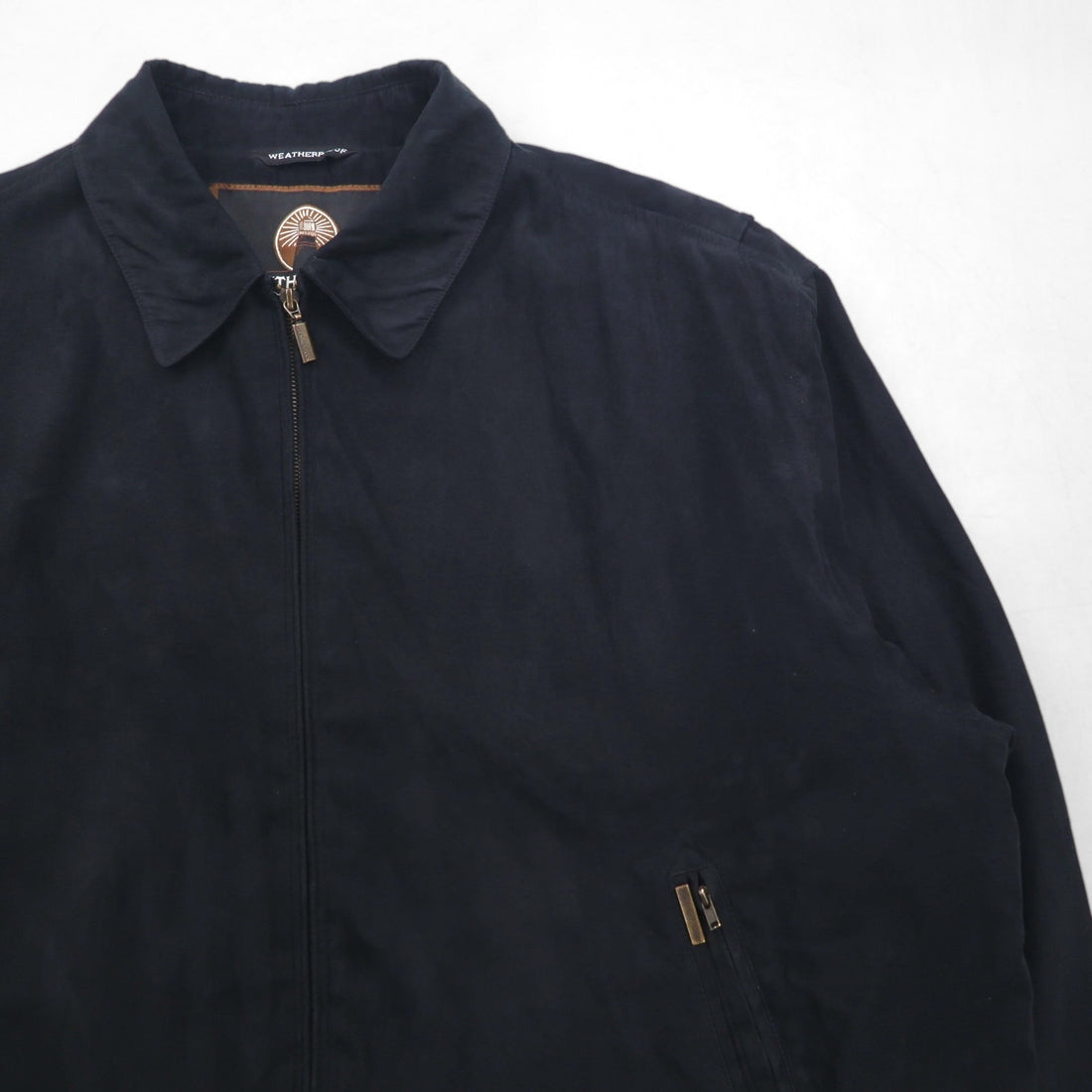 WEATHERPROOF Peach Skin Swing Top Harrington Jacket, Size 2XL, Black, Waterproof Polyester