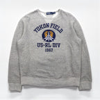 Polo Ralph Lauren Vintage Fit Sweatshirt, Medium, Gray, Yukon Field, US-RL Division, 1967