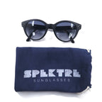 SPEKTRE Made in Italy Boston Sunglasses Black Gradient Lens VITESSE