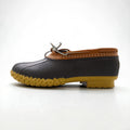LLBean Bean Boots, a rubber moccasin made in the USA, size 27cm, leather, rubber, and gum sole, 175067, unused.