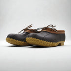 LLBean Bean Boots, a rubber moccasin made in the USA, size 27cm, leather, rubber, and gum sole, 175067, unused.