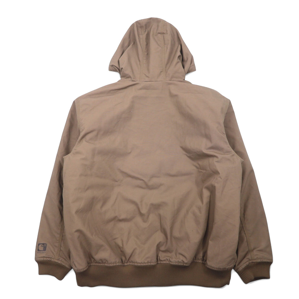 Carhartt Active Jacket Duck Parka XL Beige Cotton Thinsulate Filling Jefferson Quick Duck Rain Defender Active Jacket Waterproof 101493