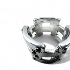 Vintage Silver Ring Steampunk Silver Ring Size 14 Silver 925 Rock