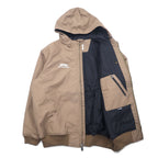 Carhartt Active Jacket Duck Parka XL Beige Cotton Thinsulate Filling Jefferson Quick Duck Rain Defender Active Jacket Waterproof 101493