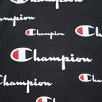 Champion リバースウィーブ REVERSE WEAVE スウェット 3XL ブラック スクリプトロゴ 総柄 青単タグ 復刻
