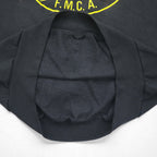 JERZEES 80s Made in USA Sweatshirt, Size XL, Black, Cotton, Fleece-Lined, SUSQUENA CHAPTER FMCA