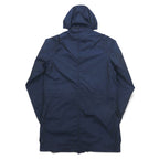 TOMMY HILFIGER 00s Mod Coat Field Parka S Drawstring Detachable Hood Double Zip