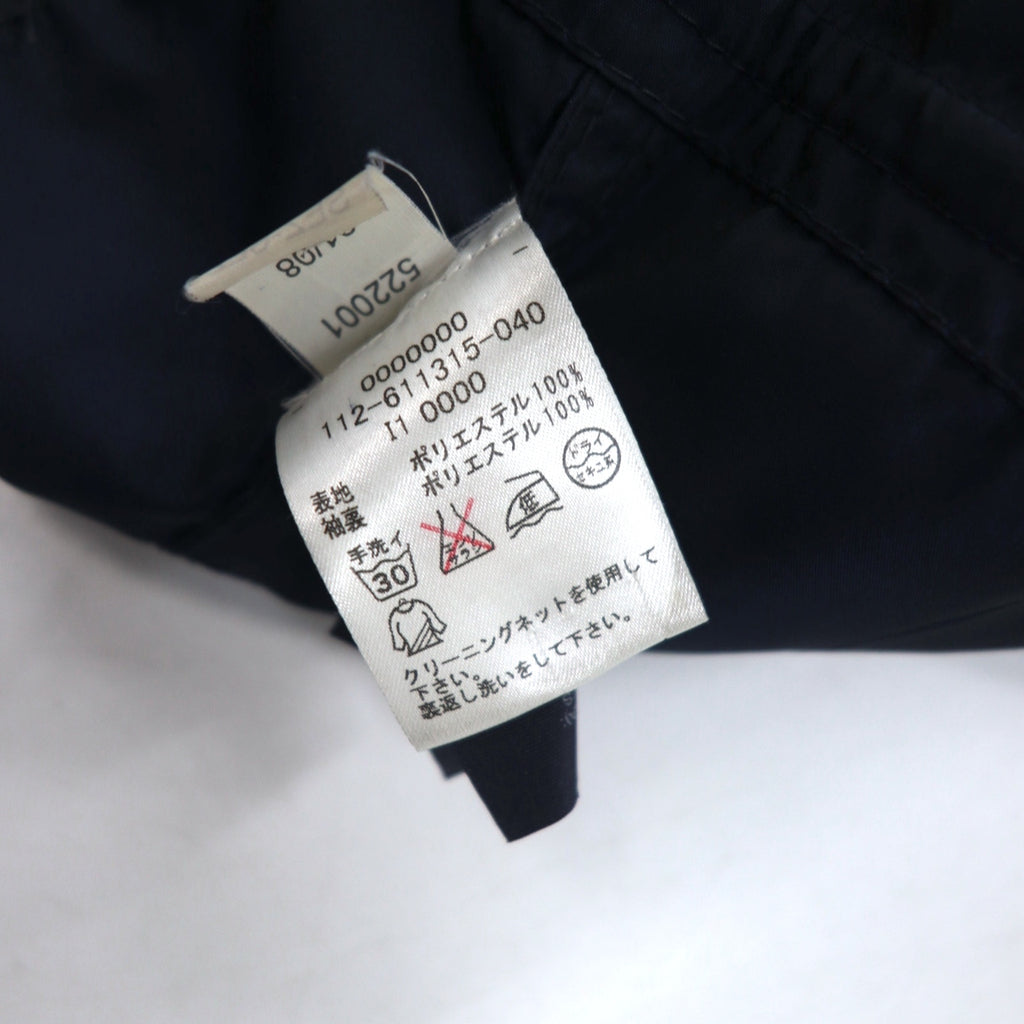TOMMY HILFIGER 00s Mod Coat Field Parka S Drawstring Detachable Hood Double Zip