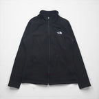 The North Face Agave Full Zip Fleece Jacket, Size M, Black, NF0A2RDG, US Standard, Fleece-Lined Softshell Jacket