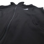 The North Face Agave Full Zip Fleece Jacket, Size M, Black, NF0A2RDG, US Standard, Fleece-Lined Softshell Jacket
