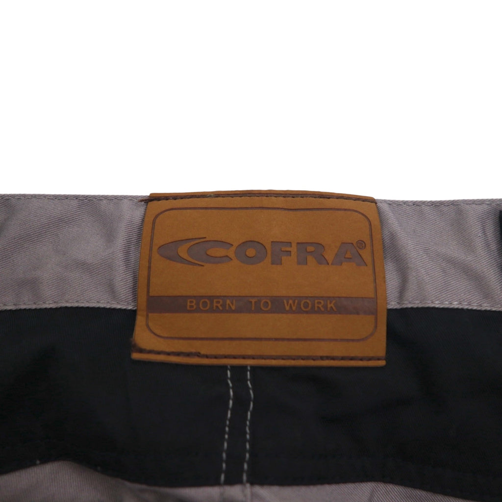 COFRA ユーロワーク ダブルニー ユーティリティ カーゴパンツ ワークパンツ M グレー コットン ポリエステル