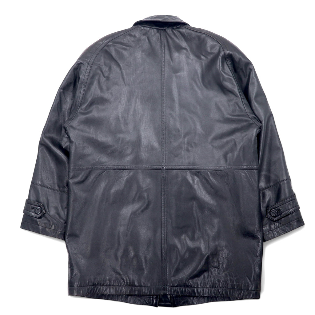 Wind Armour 90s Lamb Leather Car Coat, XL, Black, Sheepskin